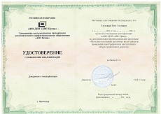 Образец документа по программе: методика постановки различных видов танцев и проведения хореографических выступлений с детьми дошкольного возраста